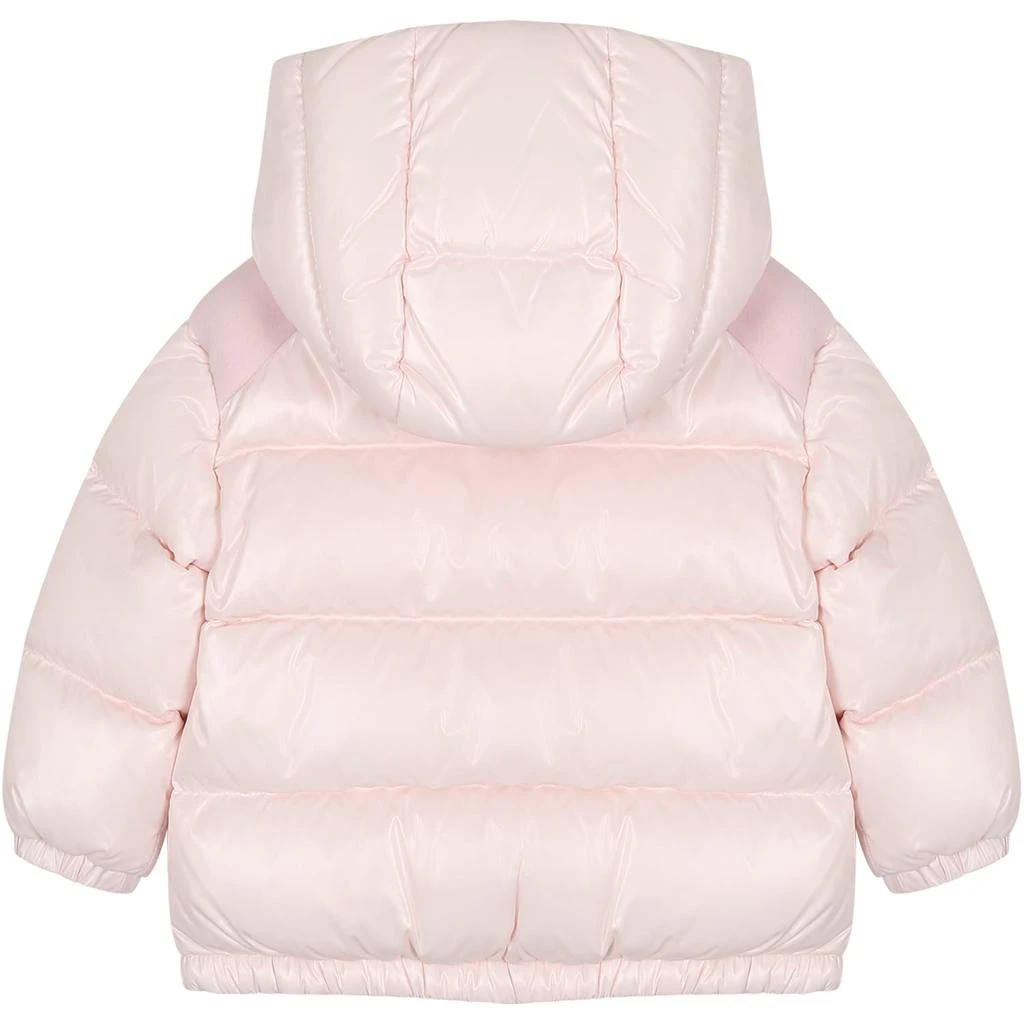 商品Moncler|Pink Valya Down Jacket For Baby Girl With Logo,价格¥2985,第2张图片详细描述