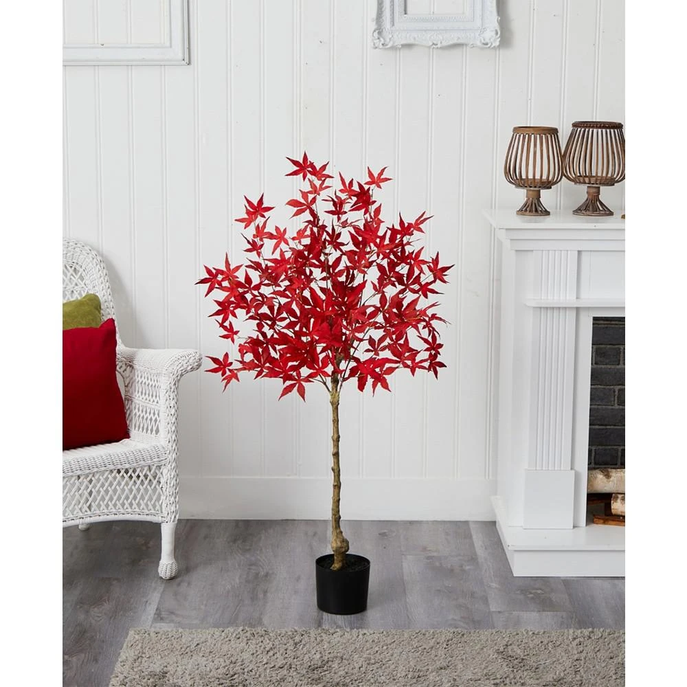 商品NEARLY NATURAL|Autumn Maple Artificial Fall Tree, 4',价格¥1152,第4张图片详细描述