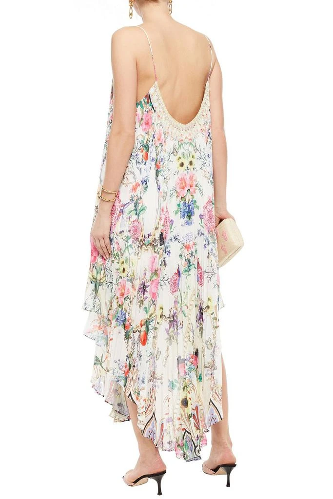 商品Camilla|Asymmetric pleated floral-print georgette dress,价格¥2884,第3张图片详细描述