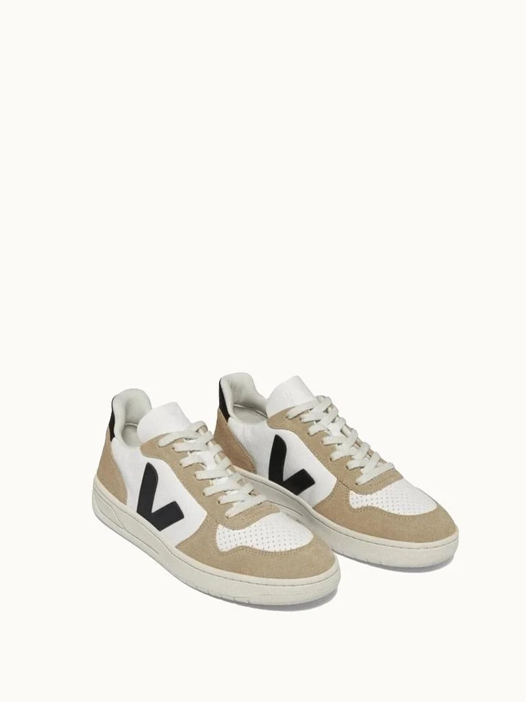 商品Veja|V-10 Chromefree Leather In Sahara/ Extra-White/ Black,价格¥931,第2张图片详细描述
