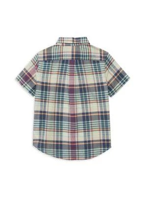 商品Ralph Lauren|Little Boys Plaid Button Up Shirt,价格¥160,第2张图片详细描述