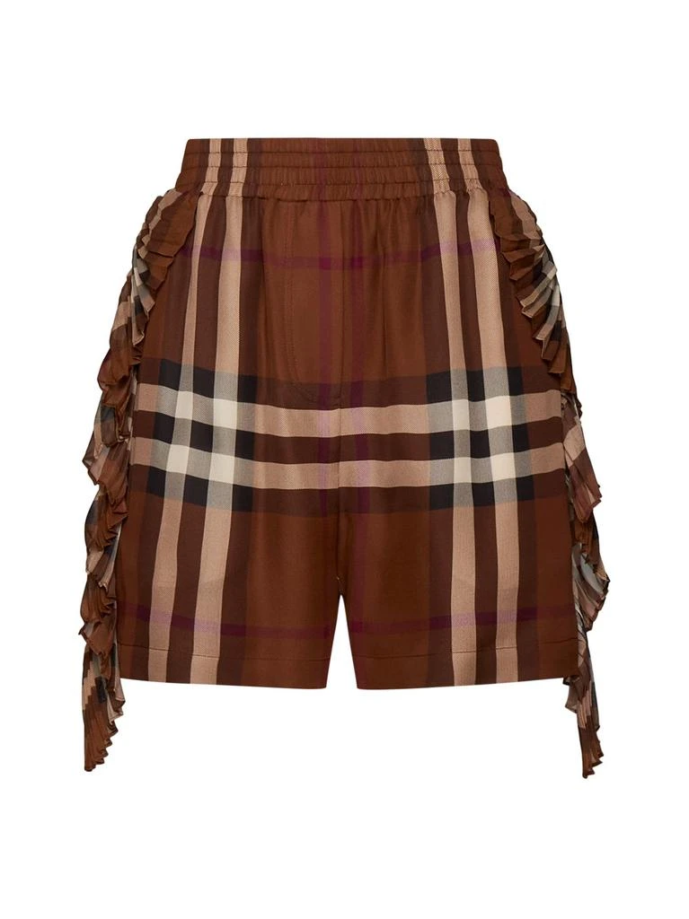 商品Burberry|Burberry Checked Fringed-Detail Shorts,价格¥5145,第1张图片