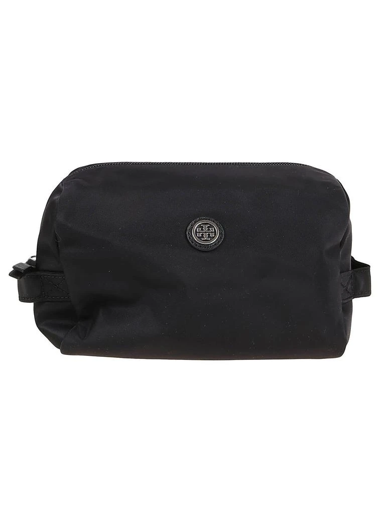 商品Tory Burch|Tory Burch Logo Plaque Large Cosmetic Bag,价格¥660,第1张图片