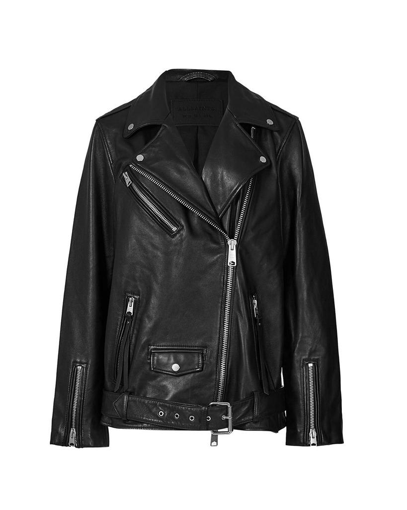 Billie Leather Biker Jacket商品第2张图片规格展示