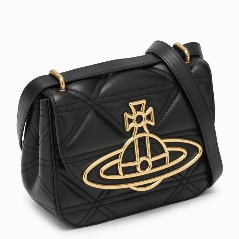 商品Vivienne Westwood|Linda black leather shoulder bag,价格¥5932,第3张图片详细描述