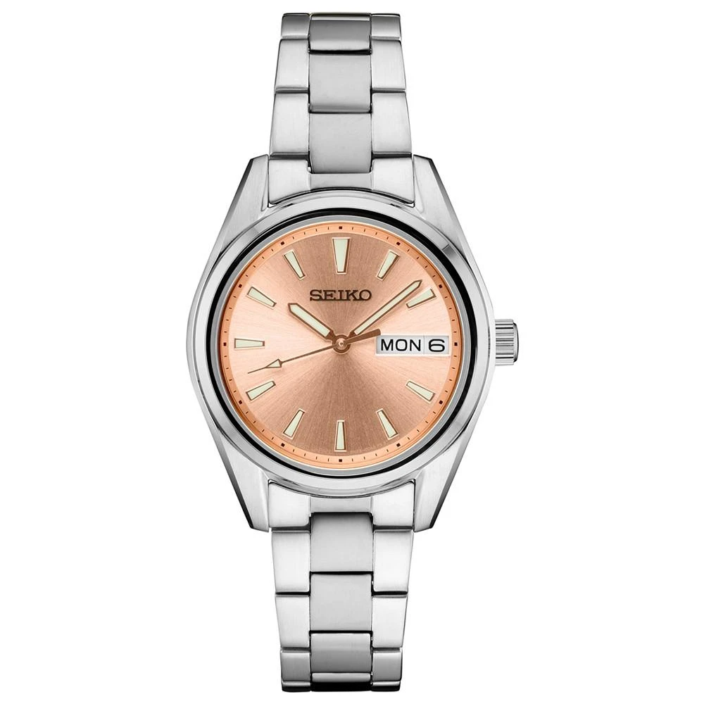 商品Seiko|Women's Essential Stainless Steel Bracelet Watch 29.8mm,价格¥1504,第1张图片