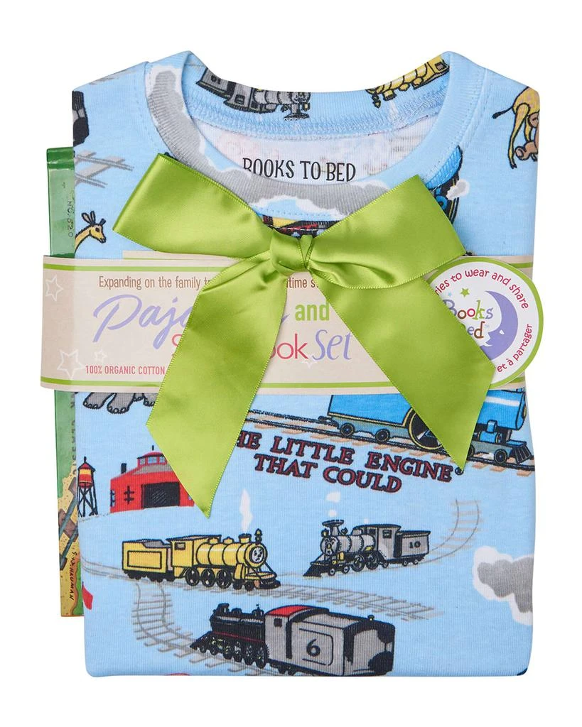 商品Books To Bed|Kid's The Little Engine That Could Pajama Gift Set, Size 2-6,价格¥456,第2张图片详细描述