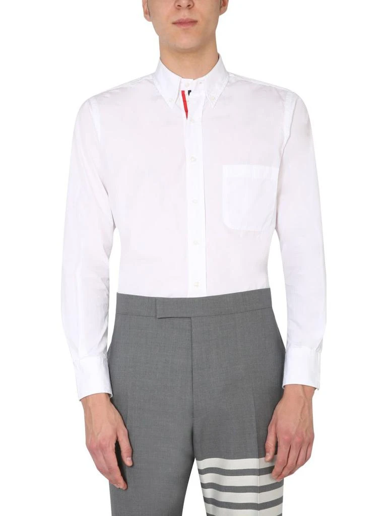 商品Thom Browne|Thom Browne Men's White Other Materials Shirt,价格¥4210,第1张图片