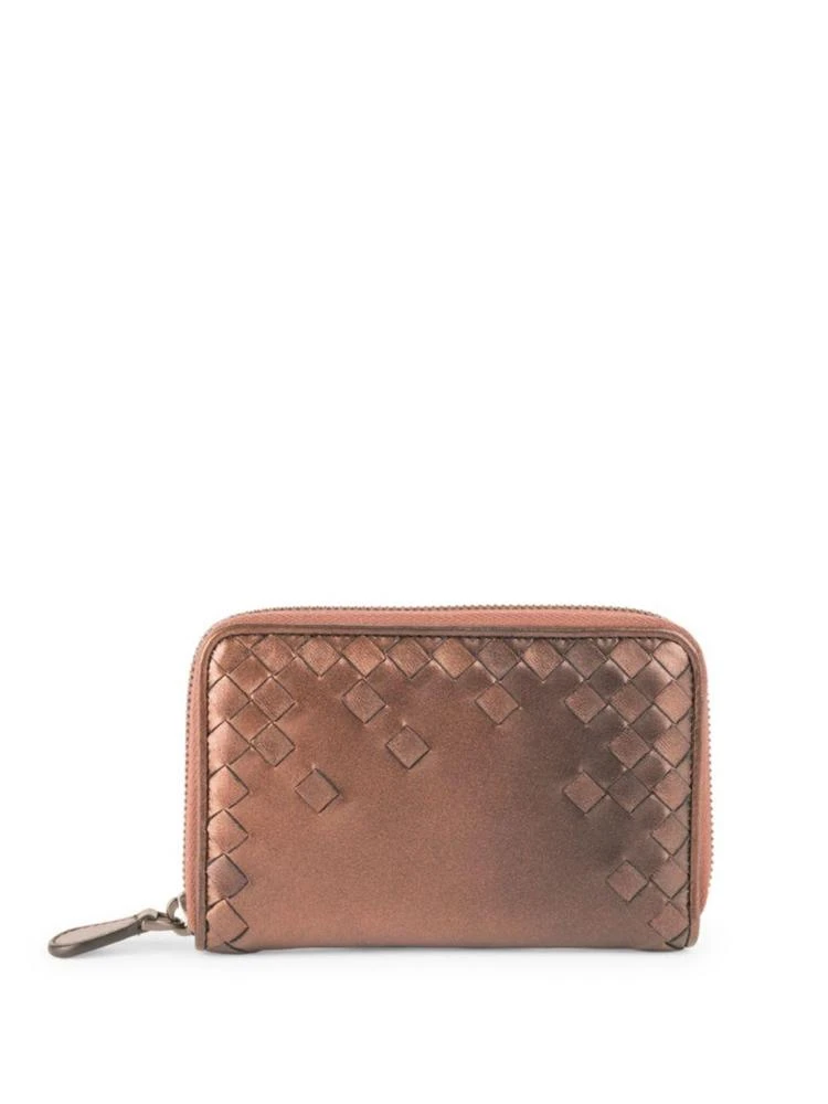 商品Bottega Veneta|Woven Leather Wallet,价格¥3728,第1张图片