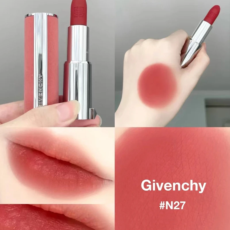 纪梵希(GIVENCHY)粉丝绒口红高定香榭粉丝绒唇膏  商品