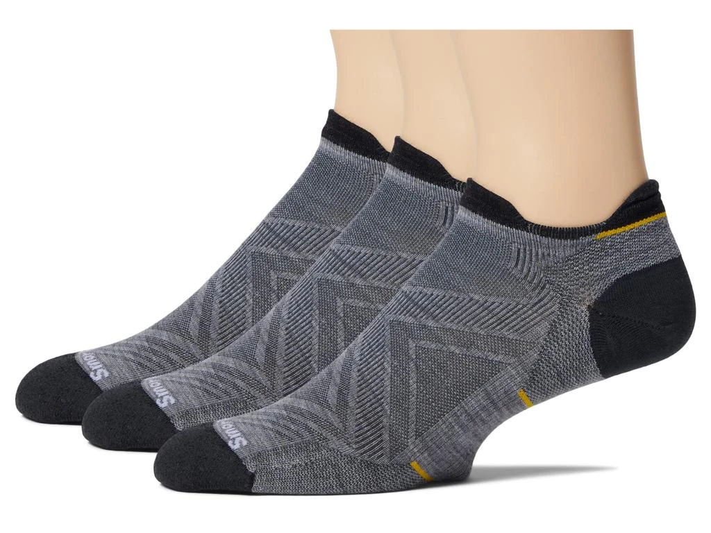 商品SmartWool|Run Zero Cushion Low Ankle Socks 3-Pack,价格¥388,第1张图片详细描述