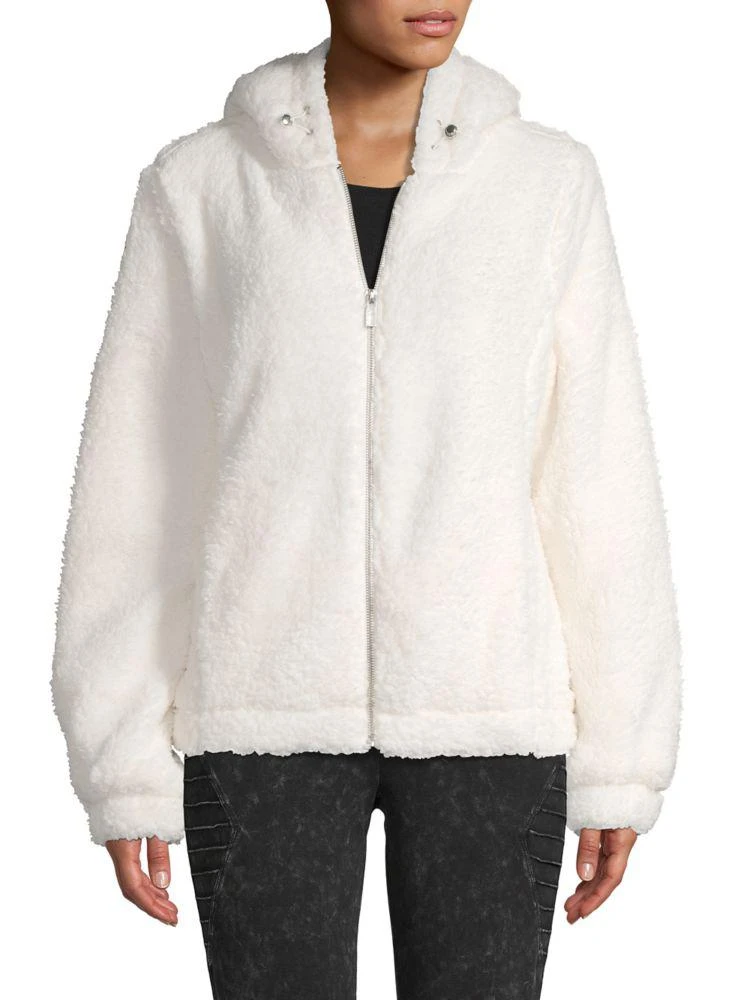 商品Marc New York by Andrew Marc|Hooded Faux-Fur Teddy Jacket,价格¥167,第1张图片