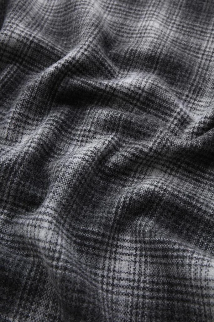 Alaskan Check Overshirt in Recycled Italian Wool Blend - Men - Gray 商品