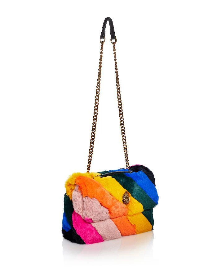 商品Kurt Geiger|Kensington Rainbow Faux Fur Shoulder Bag,价格¥1545,第4张图片详细描述