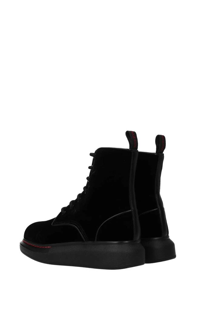 商品Alexander McQueen|Ankle boots Velvet Black,价格¥3379,第4张图片详细描述