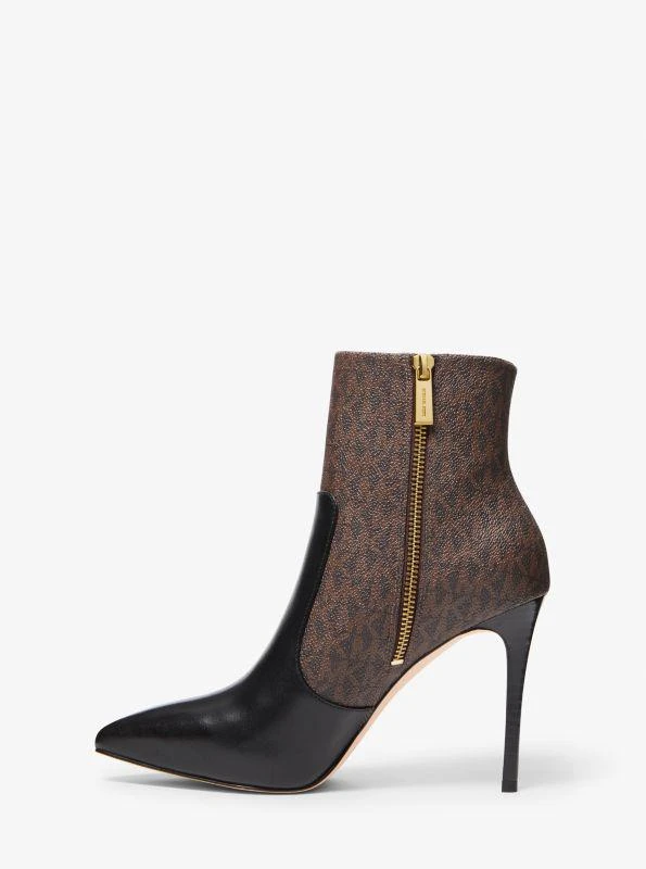 商品Michael Kors|Rue Logo and Leather Boot,价格¥283,第3张图片详细描述