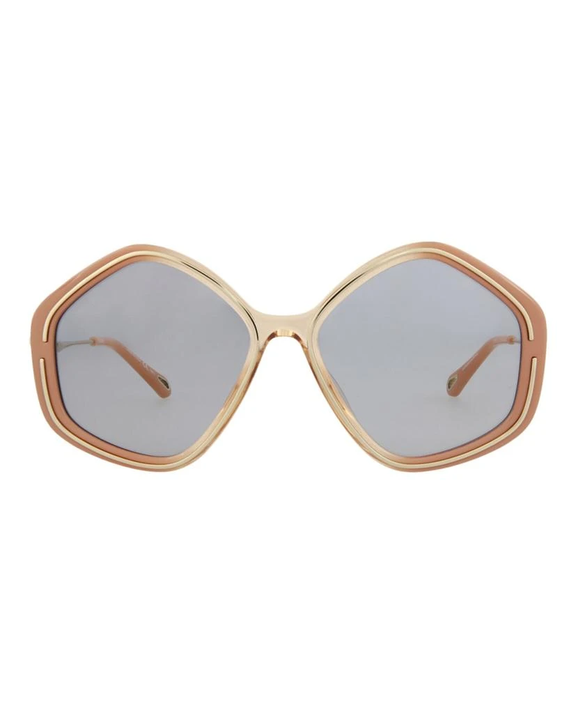 商品Chloé|Square-Frame Bio Injection Sunglasses,价格¥902,第1张图片