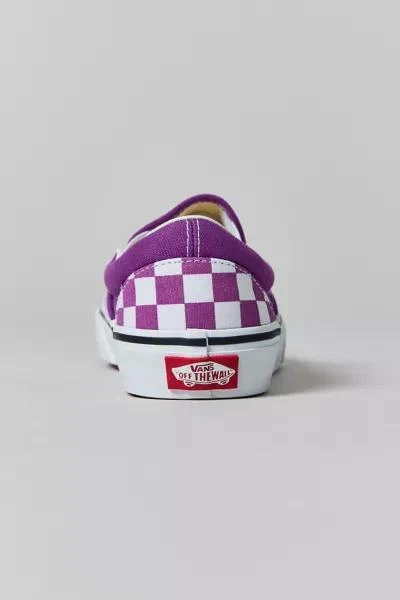 商品Vans|Vans Women's Classic Checkerboard Slip-On Sneaker,价格¥459,第3张图片详细描述