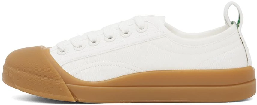 商品Bottega Veneta|White Vulcan Sneakers,价格¥6755,第3张图片详�细描述