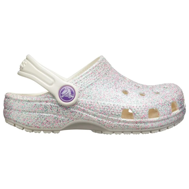 商品Crocs|Crocs Classic Glitter Clog - Girls' Toddler,价格¥301,第1张图片