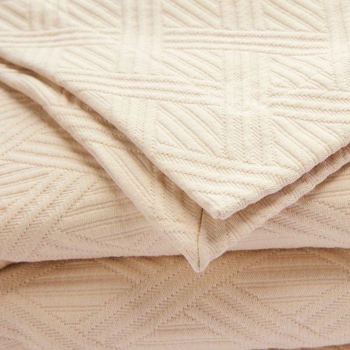 商品Frette|Cotton Geometrics Bedspread, Queen - Exclusive,价格¥5616,第5张图片详细描述