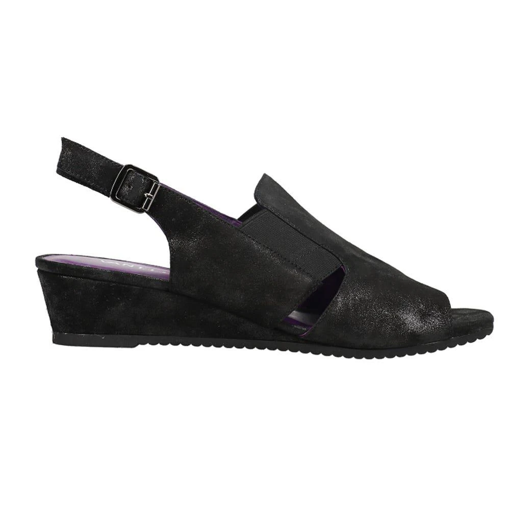 商品Vaneli|Flory Metallic Wedge Sandals,价格¥342,第1张图片