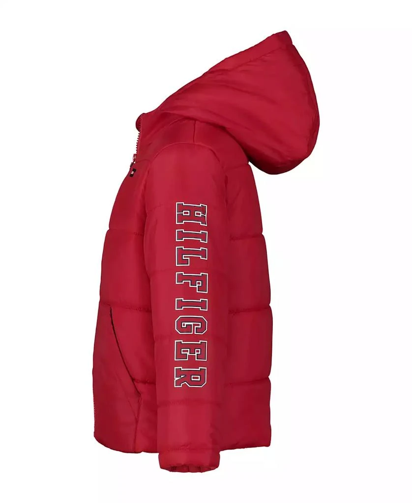 商品Tommy Hilfiger|Big Boys Hilfiger Sleeve Graphic Puffer Jacket,价格¥435,第5张图片详细描述