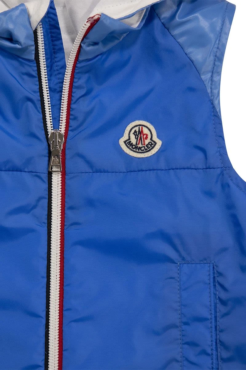 商品【商品预售7天】 Moncler|Moncler 男童马甲 I19511A0002868352730 浅蓝色,价格¥836,第4张图片详细描述