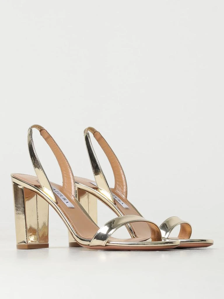 商品Aquazzura|Aquazzura sandals in laminated leather,价格¥3811,第2张图片详细描述