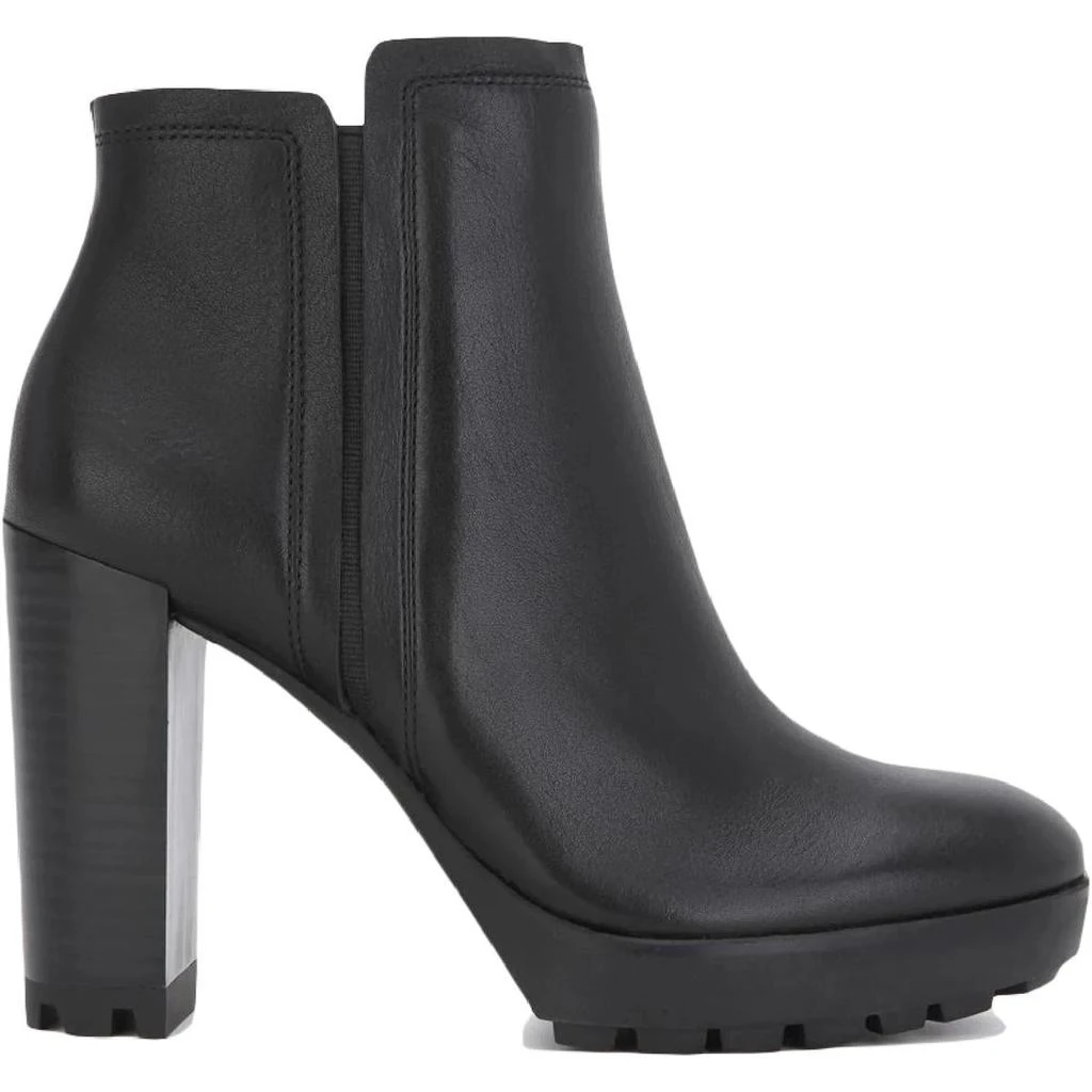 商品Kenneth Cole|Kenneth Cole New York Womens Justin Lug Chelsea Leather Block Heel Ankle Boots,价格¥574,第2张图片详细描述