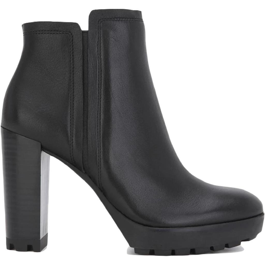 商品Kenneth Cole|Kenneth Cole New York Womens Justin Lug Chelsea Leather Block Heel Ankle Boots,价格¥849,第4张图片详细描述