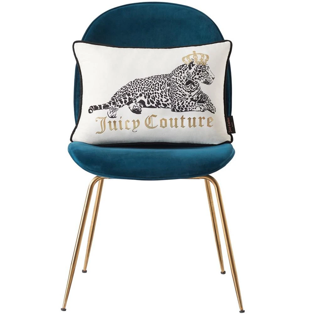 商品Juicy Couture|Leopard Crown Decorative Pillow, 14" x 20",价格¥502,第5张图片详细描述