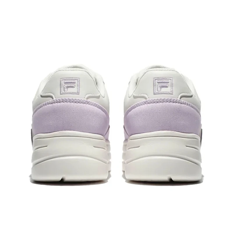 【享贝家】（国内现货-LX） FILA斐乐 Funky Tennis  厚底低帮板鞋 男女同款 白紫 韩版 1TM01375D151 商品