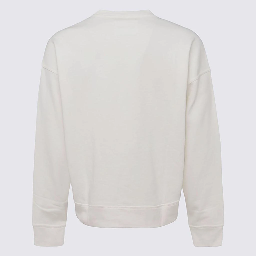 商品Jil Sander|WHITE-BLACK COTTON SWEATSHIRT,价格¥1953,第2张图片详细描述