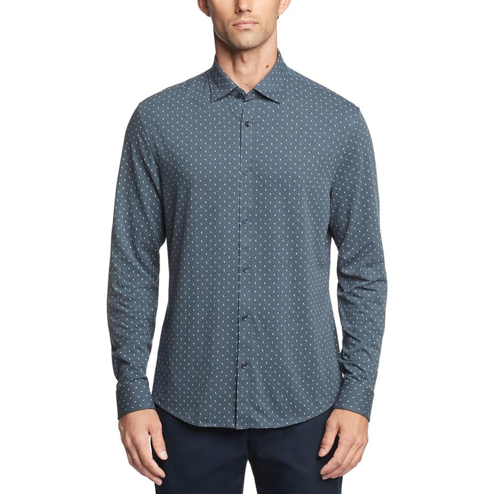商品Michael Kors|Men's Fine Gauge Knit Slim Fit Untucked Dress Shirt,价格¥636,第1张图片