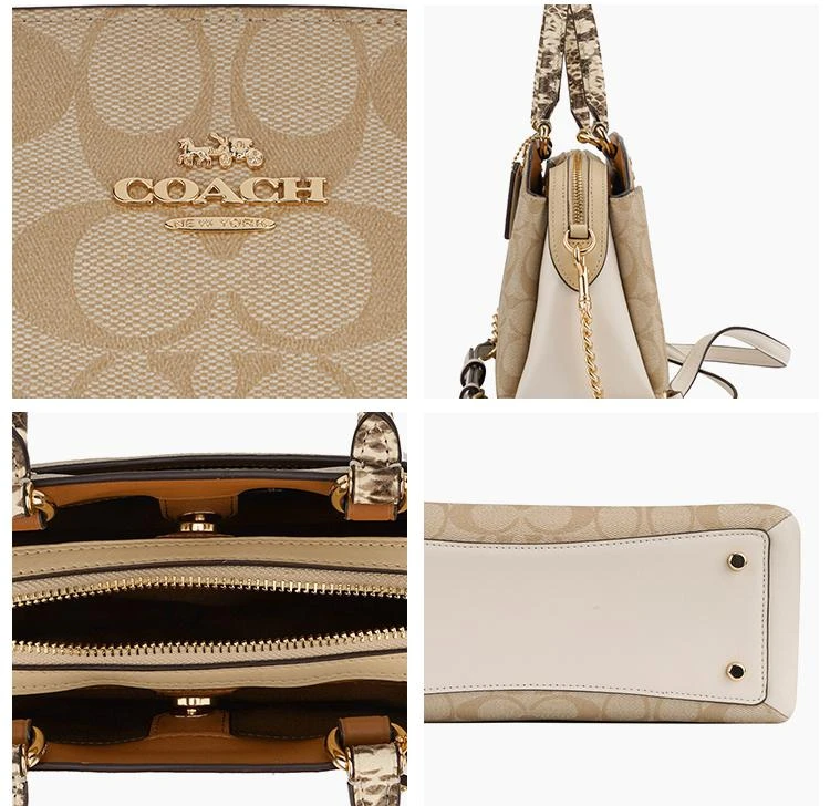 商品Coach|美国直邮 COACH/蔻驰奥莱20新款女士单肩手提戴妃包时尚气质优雅,价格¥2772,第15张图片详细描述