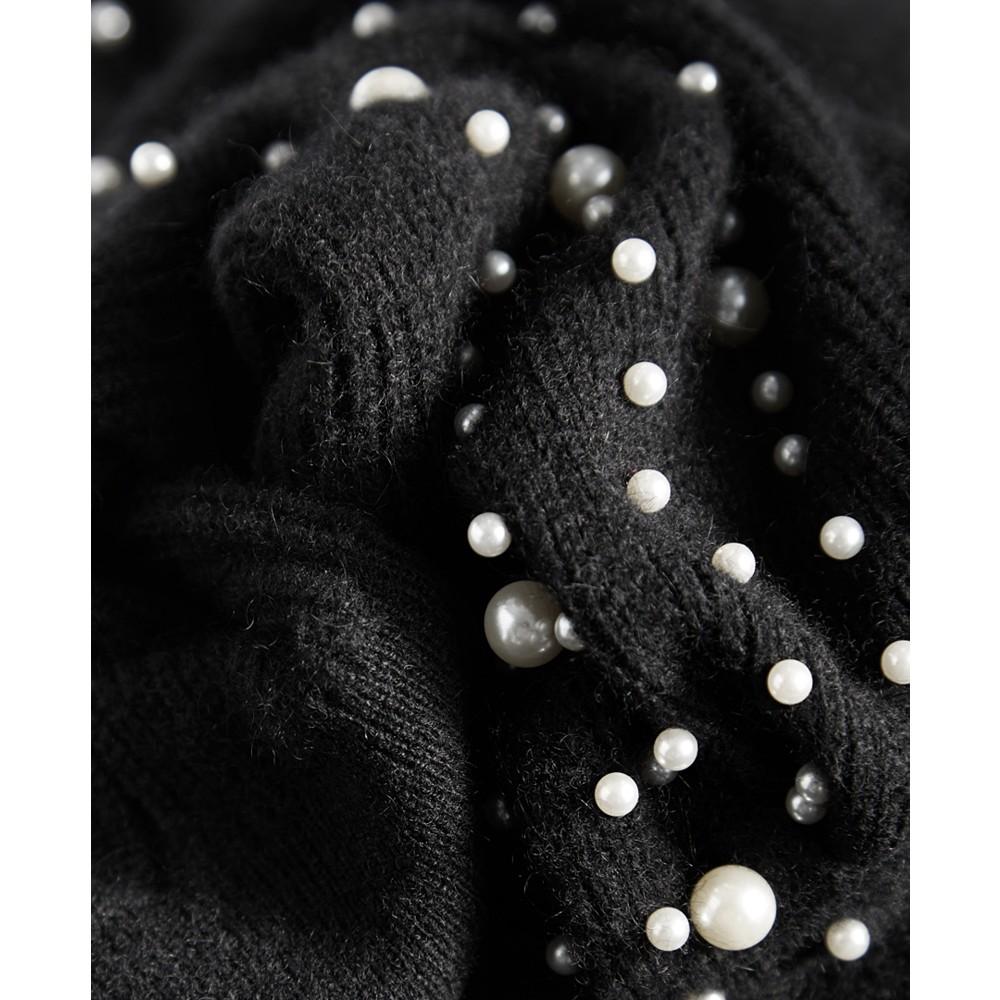 Women's 100% Cashmere Embellished Sweater, Created for Macy's商品第4张图片规格展示