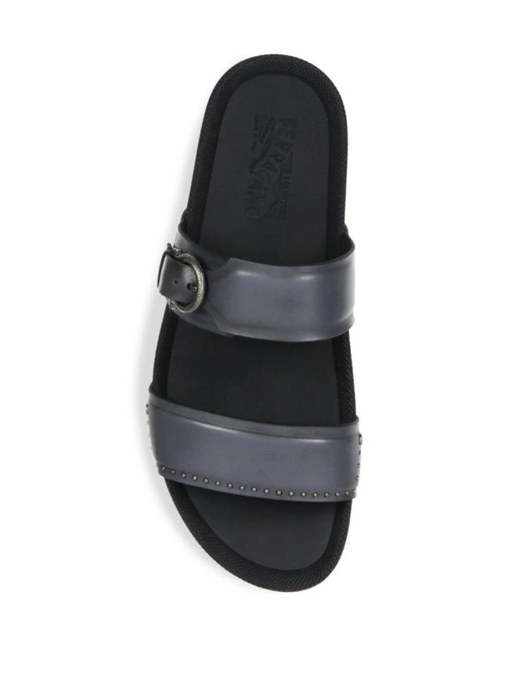 商品Salvatore Ferragamo|Fabiano Leather Studded Sandals,价格¥3711,第4张图片详细描述