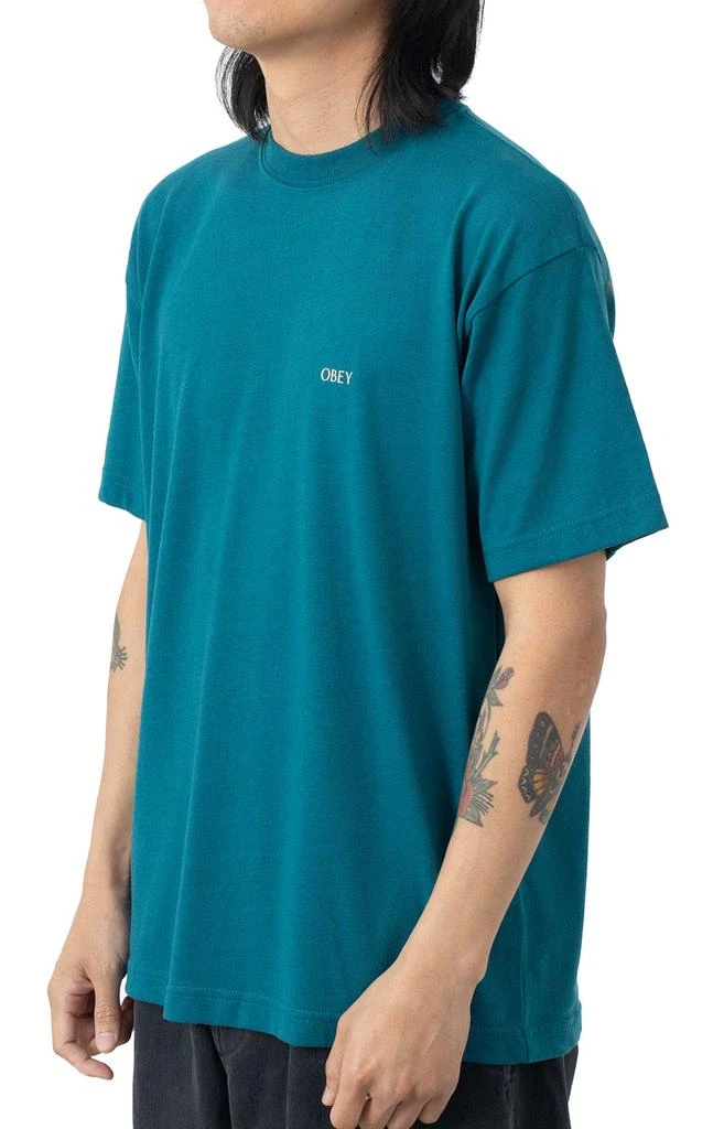 商品Obey|Obey Windmill T-Shirt - Shaded Spruce ,价格¥84,第3张图片详细描述