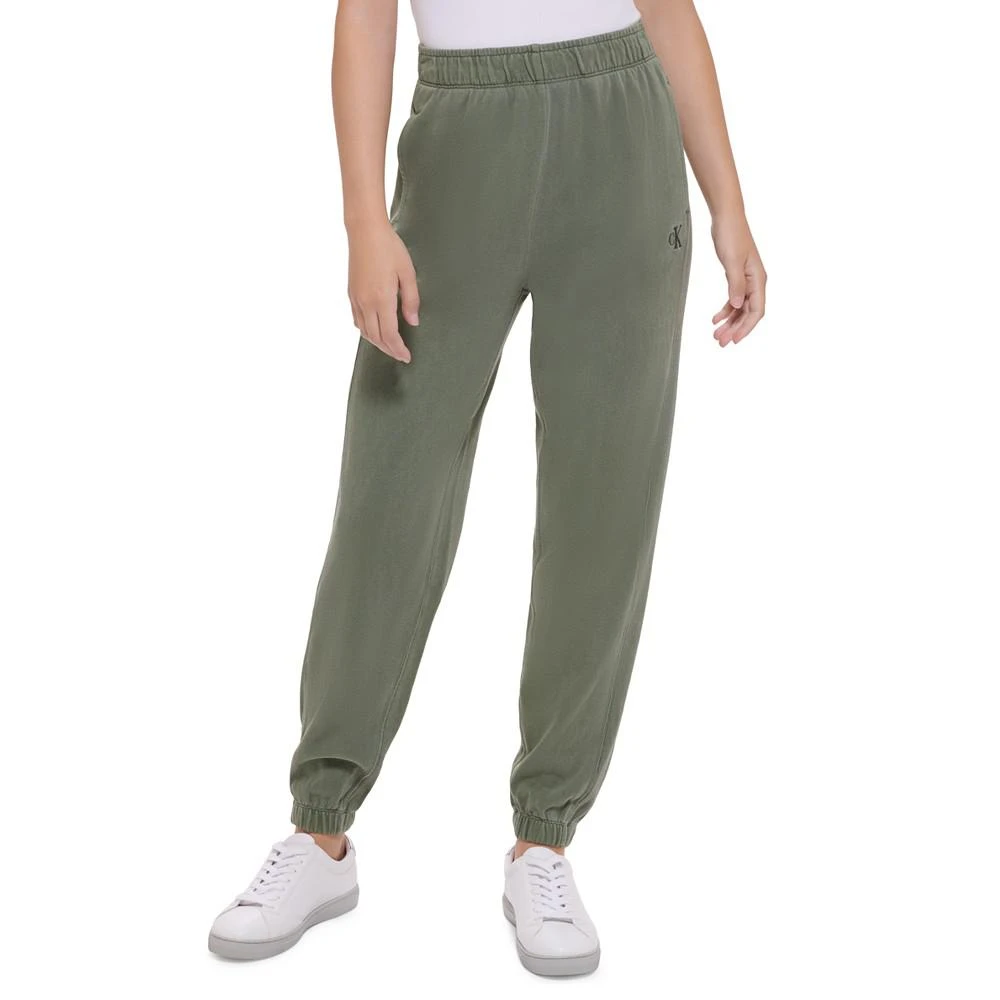 商品Calvin Klein|Women's Cotton High-Rise Jogger Pants,价格¥210,第1张图片