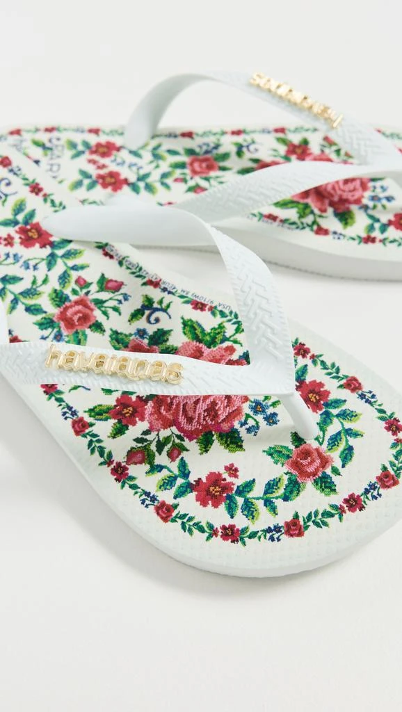商品Havaianas|Havaianas x Farm Rio Flower Tapestry Flip Flops,价格¥287,第5张图片详细描述