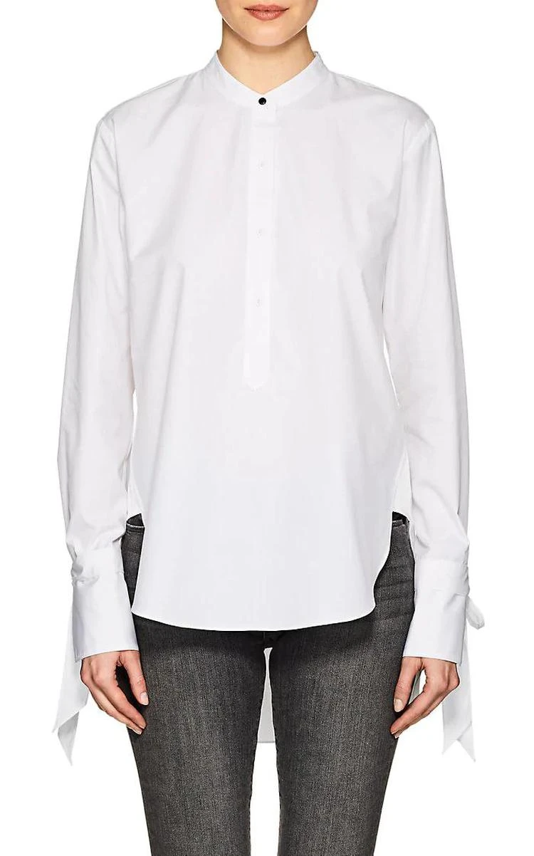 商品Rag & Bone|Dylan Silk-Trimmed Cotton Blouse,价格¥2085,第3张图片详细描述