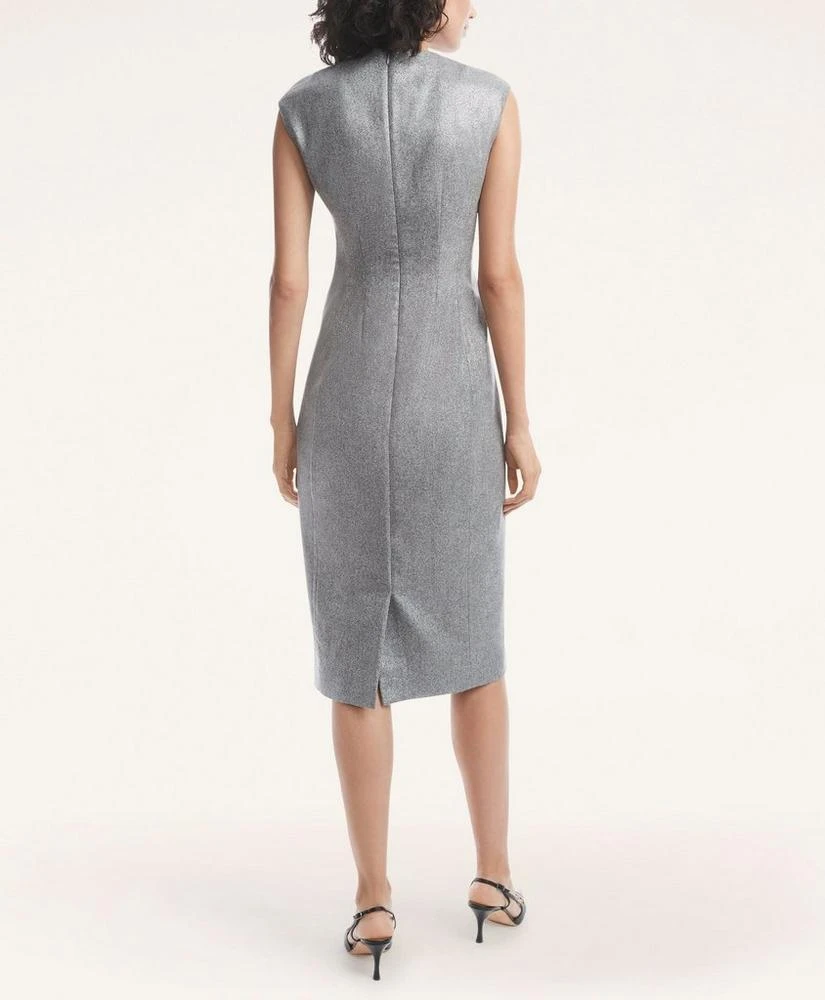 商品Brooks Brothers|Flannel Metallic Sheath Dress,价格¥1255,第3张图片详细描述