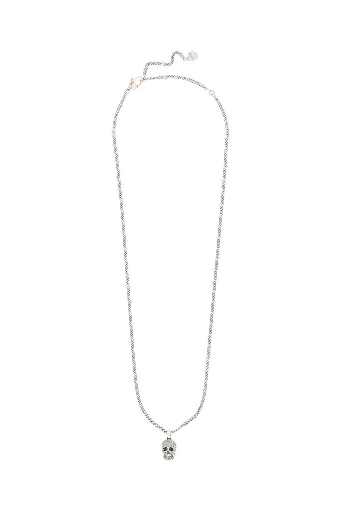 商品Alexander McQueen|Alexander mcqueen pave skull necklace,价格¥2235,第1张图片