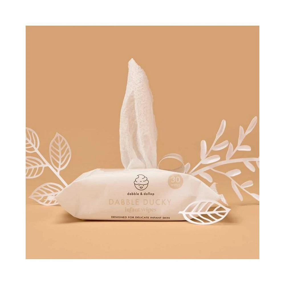 商品Dabble & Dollop|Dabble Ducky Face & Neck Wipes,价格¥91,第3张图片详细描述