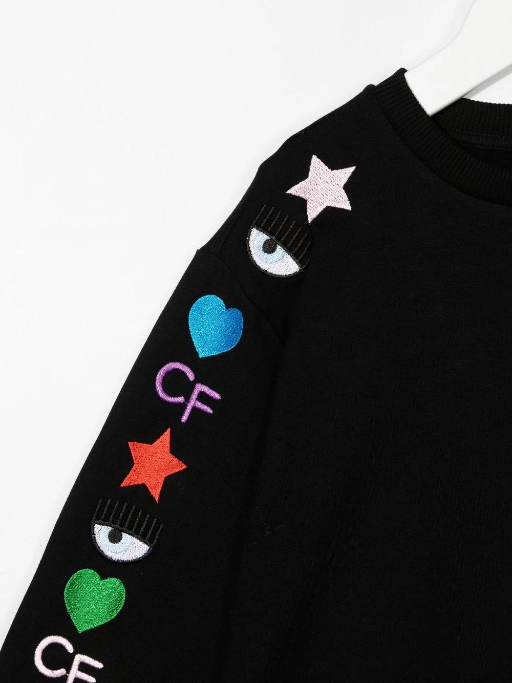 商品【商品预售7天】 Chiara Ferragni|Chiara Ferragni 女童针织毛衣 59061500100050 黑色,价格¥807,第6张图片详细描述