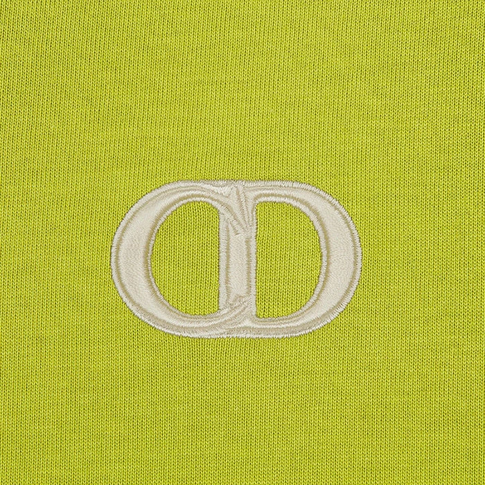 商品Dior|【预售3-7天】DIOR/迪奥 22年春夏新款 男士绿色纯棉CD Icon标志宽松版型短袖T恤943J605A0554_C681,价格¥5038,第5张图片详细描述
