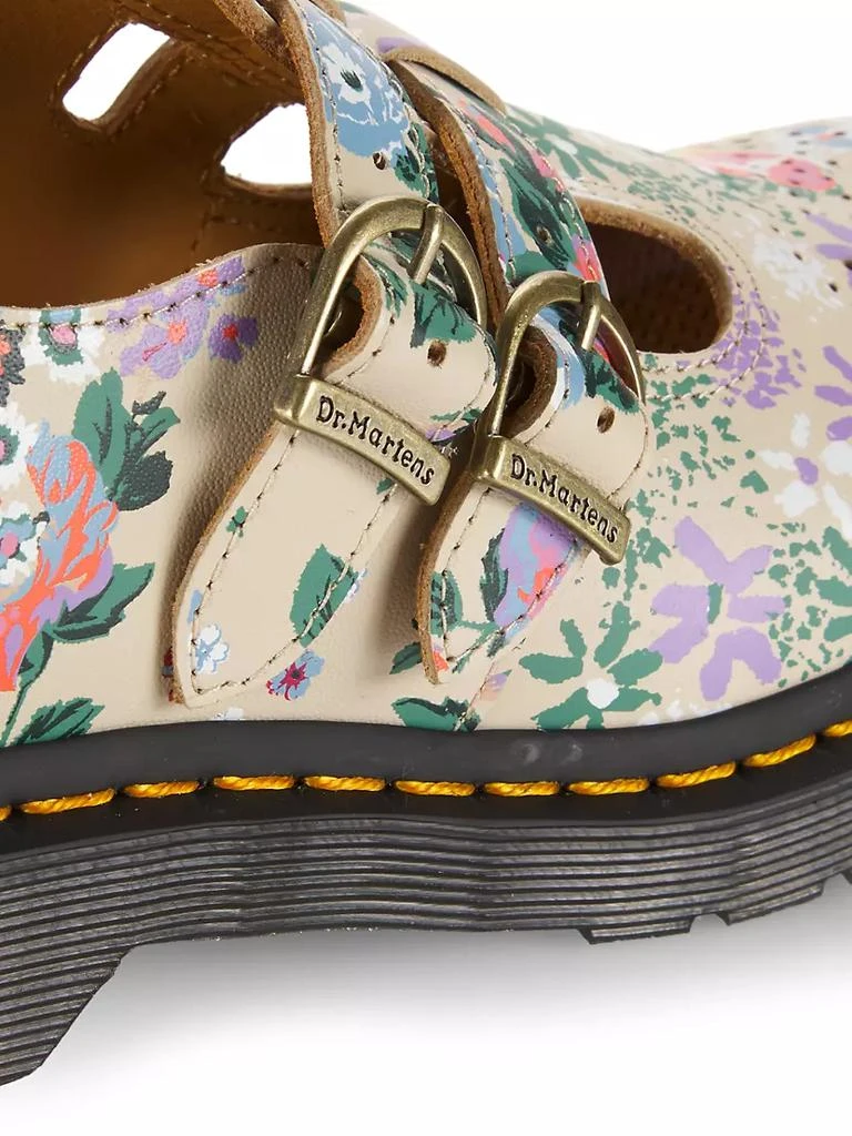 8065 Floral Mash Up Leather Mary Jane Shoes 商品