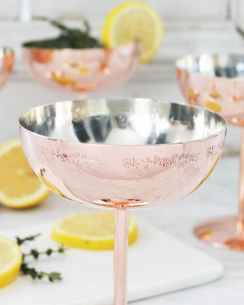 商品Coppermill Kitchen|Vintage-Inspired Coupe Glasses, Set of 2,价格¥1147,第2张图片详细描述