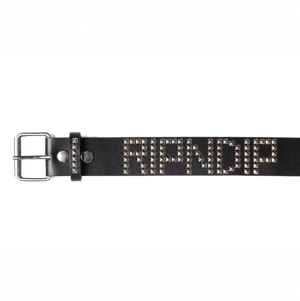 商品RIPNDIP|Rockstar Leather Belt (Black),价格¥186,第3张图片详细描述